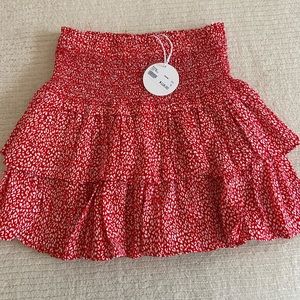MIXOLOGY mini red skirt